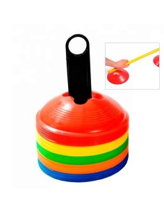 Pack 50 conos flexibles bajos soporte picas (Zastor)