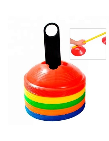 Pack 50 conos flexibles bajos soporte picas...