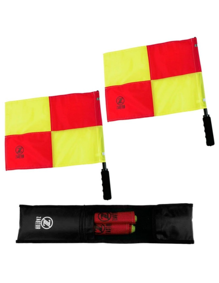 Pareja banderines giratorios arbitro PREMIER (Zastor)