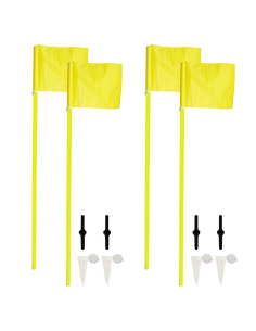 Set 4 banderines córner profesionales   (Zastor)